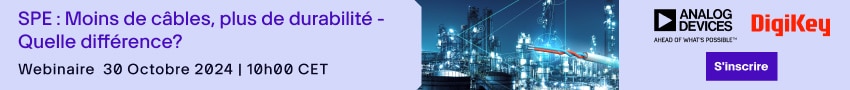 Analog Devices SPE: Fewer Wires Webinar Image of Analog Devices SPE: Fewer Wires Webinar