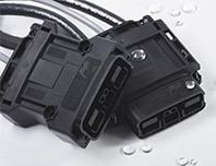 Anderson Power's SBS®X-75A Sealed Waterproof Connector Series  Image of Anderson Power's SBS®X-75A Sealed Waterproof Connector Series