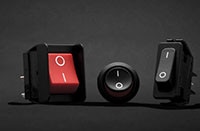 Bulgin's Splash Resistant Rocker Switches Abbildung: Spritzwassergeschützte Kippschalter von Bulgin