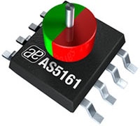 ams OSRAM's AS5161 Magnetic Position Sensor Image of ams OSRAM's AS5161 Magnetic Position Sensor