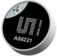 ams OSRAM's AS6221 Digital Temperature Sensor Image of ams' AS6221 Digital Temperature Sensor
