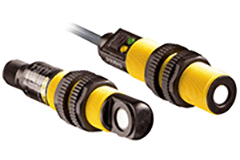 Capteurs à ultrasons cylindriques série S18U Image of Banner Engineering S18U Series Barrel Ultrasonic Sensors