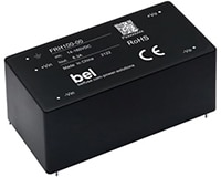 Bel Power Solutions' FRH100-00 Series Input Filter for DC/DC Converters Image of Bel Power Solutions' FRH100-00 Series Input Filter for DC/DC Converters