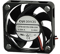 CUI Devices' CFM-V Series DC Axial Fans Image of Same Sky's CFM-V Series DC Axial Fans