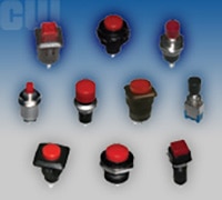 CW Industries' GPB Series Pushbutton Switches Image of CW Industries' GPB Series Pushbutton Switches