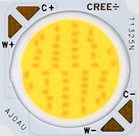 Cree LED XLamp® CTW Series Two-Channel CCT-Tunable White COB LEDs Image of Cree LED XLamp® CTW Series Two-Channel CCT-Tunable White COB LEDs