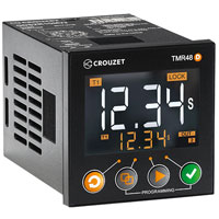Crouzet's TMR48D Series Digital Timers Image des temporisateurs numériques série TMR48D de Crouzet