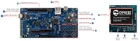 Infineon's PSoC® 6 Wi-Fi+BT TFT Shield  Image of Infineon's PSoC® 6 Wi-Fi+BT TFT Shield