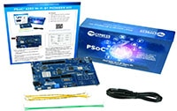 Infineon's PSoC® 62S2 Wi-Fi BT Pioneer Kit Image of Infineon's PSoC® 62S2 Wi-Fi BT Pioneer Kit