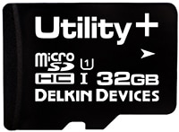 Delkin Devices' Utility and Utility+ microSD/SD Cards Image of Delkin Devices' Utility and Utility+ microSD/SD Cards