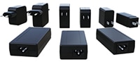 Delta's PD and Single Output Series AC Adapters Abbildung: AC-Adapter der Serie PD von Delta mit einem Ausgang