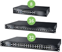 Digi's Connect® EZ 8/16/32 Serial Servers Image des serveurs 8/16/32 série Connect® EZ de Digi