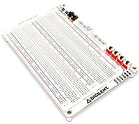 Digilent's Breadboard Canvas Removable Prototyping Surface Image de la surface de prototypage amovible Breadboard Canvas de Digilent