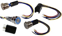 E-Switch's PV Series Pre-Wired Assemblies for Anti-Vandal Switches Image of E-Switch's PV Series Pre-Wired Assemblies for Anti-Vandal Switches