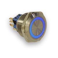 E-Switch's PV9 Series Anti-Vandal Switch Bild des Anti-Vandalismus-Schalters der PV9-Serie von E-Switch