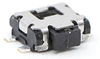E-Switch's TL1016 Series Miniature Edge-Mount Tactile Switches Image of E-Switch's TL1016 Series Miniature Edge-Mount Tactile Switches