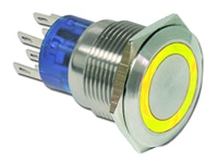 E-Switch's ULV7 Series Anti-Vandal Push-Button Switches Image of E-Switch's ULV7 Series Anti-Vandal Push-Button Switches