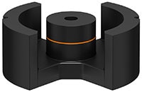 EPCOS Distributed Gap Ferrite Cores Image des noyaux de ferrite à entrefer réparti d'EPCOS