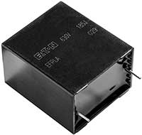 Eaton EFPLx Series High-Performance Pulse Film Capacitors Image du condensateur à film pulsé hautes performances série EFPLx d'Eaton