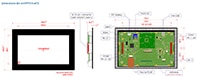 Display Visions' uniTFT070-ATC Dimensions Image of Display Visions' uniTFT070-ATC Dimensions