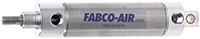 Fabco-Air Inc.'s F Series Round Body Air Cylinder Immagine del cilindro pneumatico a corpo tondo, serie F, di Fabco-Air Inc.