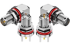Image of GCT IP67 PCB-Mounted SMA Connectors