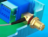 GCT's Waterproof Right-Angled SMA Connector Image of GCT's Waterproof Right-Angled SMA Connector