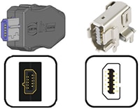 HARTING ix Industrial® Type C Connectors Image des connecteurs ix Industrial® Type C de HARTING