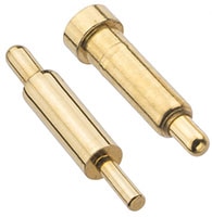 Harwin Surface Mounted and Through Hole Spring Loaded Pogo Pins  Abbildung: Federkontaktstifte von Harwin zur Oberflächen- und Durchsteckmontage