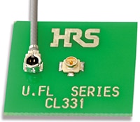 Hirose Electric's U.FL Series Connector Image of Hirose Electric's U.FL Series Connector
