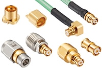Hirose's SMP Series Miniature Coaxial Connectors Image of Hirose's SMP Series Miniature Coaxial Connectors