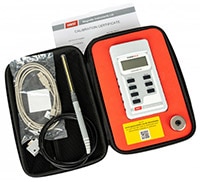 Hirst Magnetics Instruments' GM08 Gaussmeter with TP002 Transverse Probe Image of Hirst Magnetics Instruments' GM08 Gaussmeter with TP002 Transverse Probe