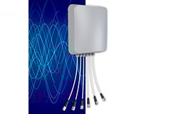 Antena MIMO compacta 4G/5G SENCITY® Urban 200 Image of HUBER+SUHNER SENCITY® Urban 200 Compact 4G/5G MIMO Antenna