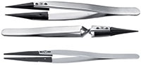 Ideal-tek's Plastic Replaceable Tip Tweezers Image of Ideal-tek's Plastic Replaceable Tip Tweezers
