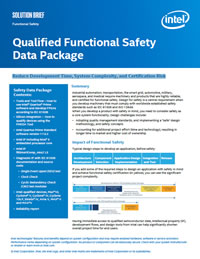 Intel's Functional Safety Data Packages Image of Intel's Functional Safety Data Packages