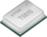 TDK's T5818 Pulse Density Modulation (PDM) Microphone Image of TDK's T5818 Pulse Density Modulation (PDM) Microphone