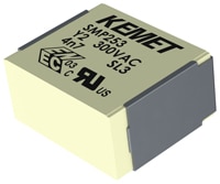 KEMET Class Y2 EMI Suppression Metallized Paper Film Capacitors – SMP253 Series Image of KEMET Class Y2 EMI Suppression Metallized Paper Film Capacitors – SMP253 Series