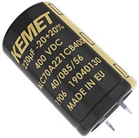 KEMET's High CV Aluminum Electrolytic Snap-In Capacitors - ALC70/ALC80 Series KEMET 的高 CV 鋁電解扣入式電容 - ALC70/ALC80 系列的圖片
