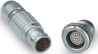 LEMO's 0B Series Indoor Push/Pull Multipole Connectors Bild der Druck/Zug-Multipolsteckverbinder der Serie 0B von LEMO für den Innenbereich