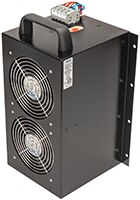 Laird Thermal Systems' SuperCool SLA-400 Liquid-to-Air Thermoelectric Cooler Assembly Image de l'ensemble refroidisseur thermoélectrique liquide-air SuperCool SLA-400 de Laird Thermal Systems