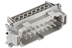 Image of LAPP's EPIC® HBE Series Rectangular Connector Inserts