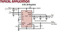 Analog Devices' LT3071 LDO Regulator Typical Application Analog Devices 的 LT3071 LDO 稳压器的典型应用图