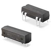 Littelfuse Miniature 10 Watt AC/DC Reed Relays in SIL/DIP Package Image of Littelfuse Miniature 10 Watt AC/DC Reed Relays in SIL/DIP Package