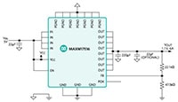 Analog Devices' MAXM1751x Power Module Image of Analog Devices' MAXM1751x Power Module