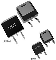 MCC's Automotive-Grade Schottky Barrier Rectifier in DPAK and D2PAK Package Image of MCC's Automotive-Grade Schottky Barrier Rectifier in DPAK and D2PAK Package