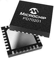 Microchip's PD70201 Controller IC Image of Microchip's PD70201 Controller IC