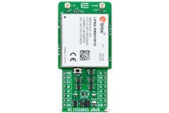 Image of MikroElektronika's MIKROE-5890 4G LTE and GNSS Click board™