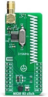 MikroElektronika's MIKROE-6014 MICRF RX Click board Image of MikroElektronika's MIKROE-6014 MICRF RX Click board