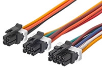 Molex's Micro-Fit TPA Cable Assemblies Immagine dei cavi assemblati TPA Micro-Fit di Molex