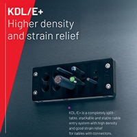 murrplastik KDL/E+ Cable Entry System Image of Murrplastik KDL/E+ Cable Entry System